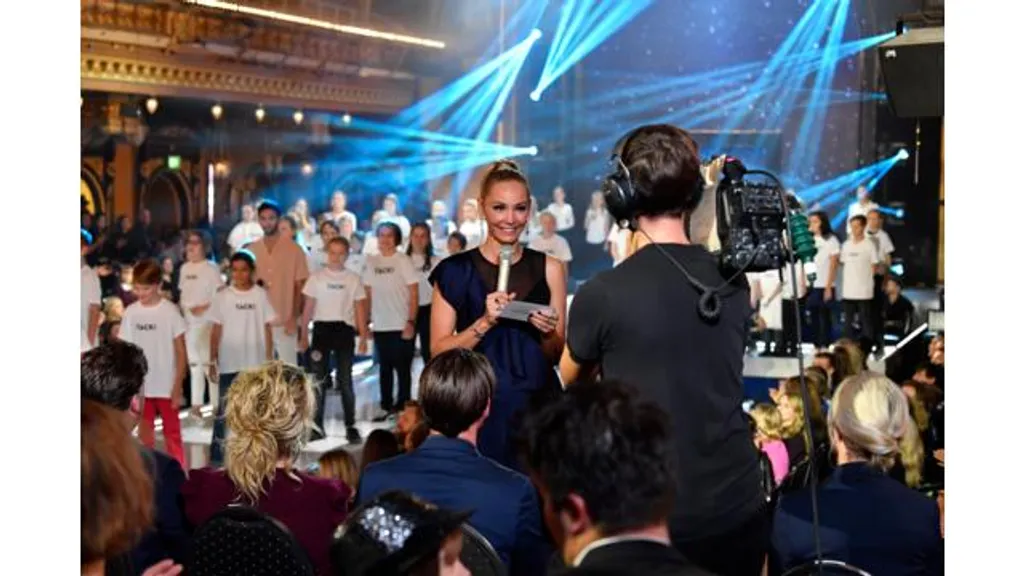 Carina Berg på Barncancergalan - Det svenska humorpriset 2017.