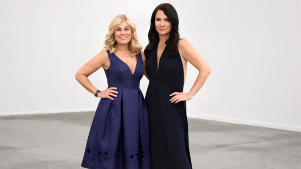 Pernilla Wahlgren och Sofia Wistam ledde Mammagalan i Kanal 5 på mors dag den 27 maj. Foto: Magnus Ragnvid/Kanal 5