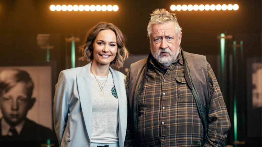 Leif GW Persson är gäst i Här är ditt liv på Dplay. Foto: Margareta Bloom Sandebäck/Dplay 1