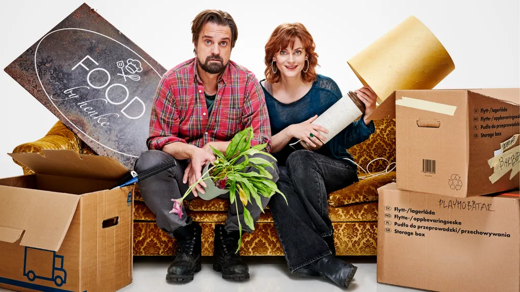 Fredde Granberg och Liv Mjönes som Henke och Karin