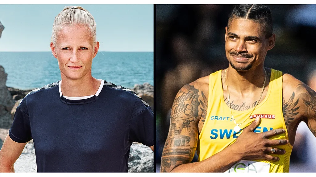 Carolina Klüft och Michel Torneus