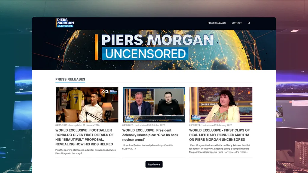 Piers Morgan Uncensored Cover Image