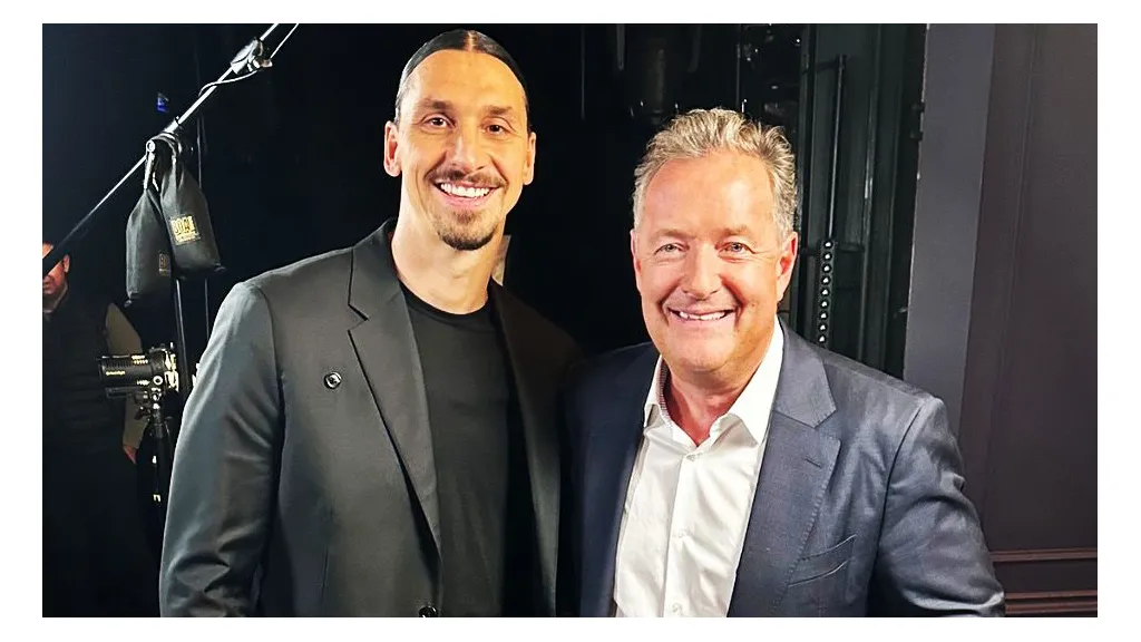 Zlatan och Piers Morgan