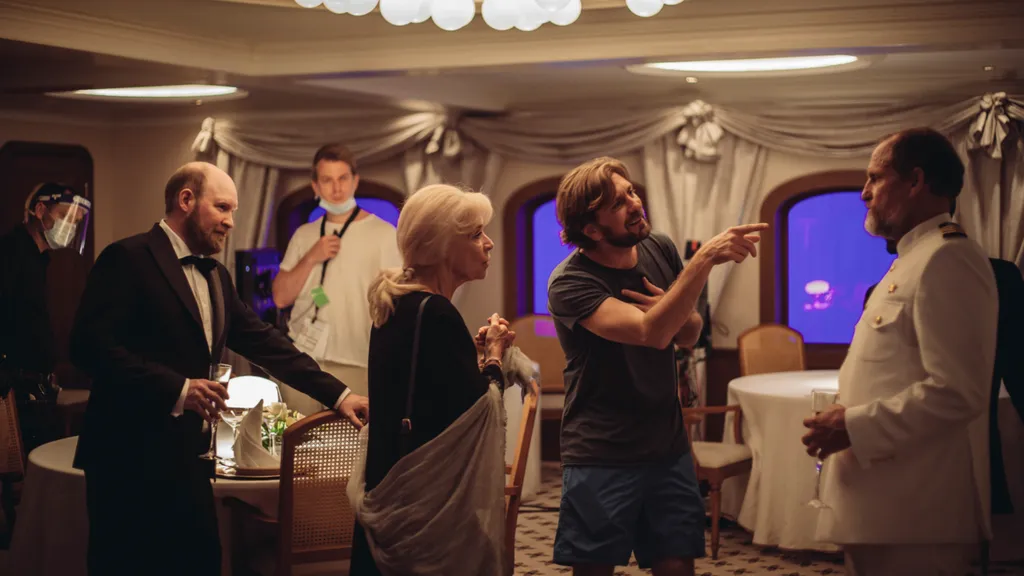 Henrik Dorsin, Mia Benson, Ruben Östlund & Woody Harrelson