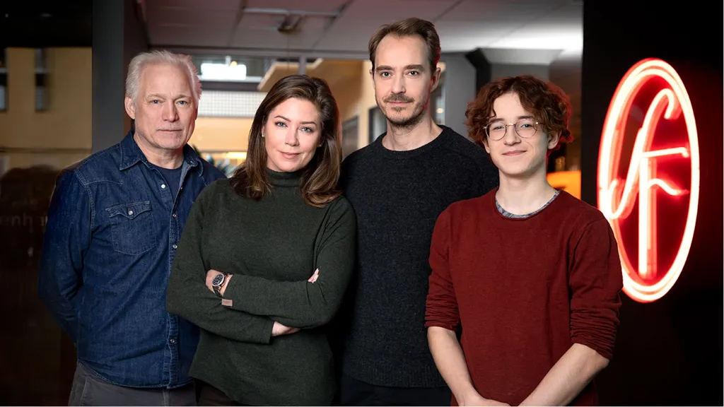 Från vänster till höger: Hannes Holm, Jennie Silfverhjelm, Simon Larson, Jonas Karlsson