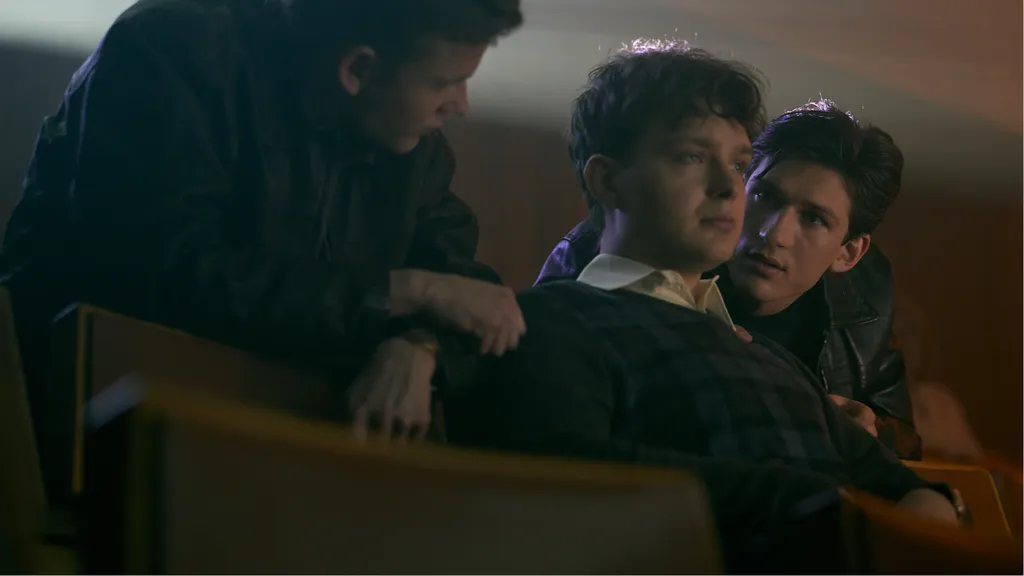 Från vänster till höger: Ludwig Deltin, Arvid Sand, Isac Calmroth