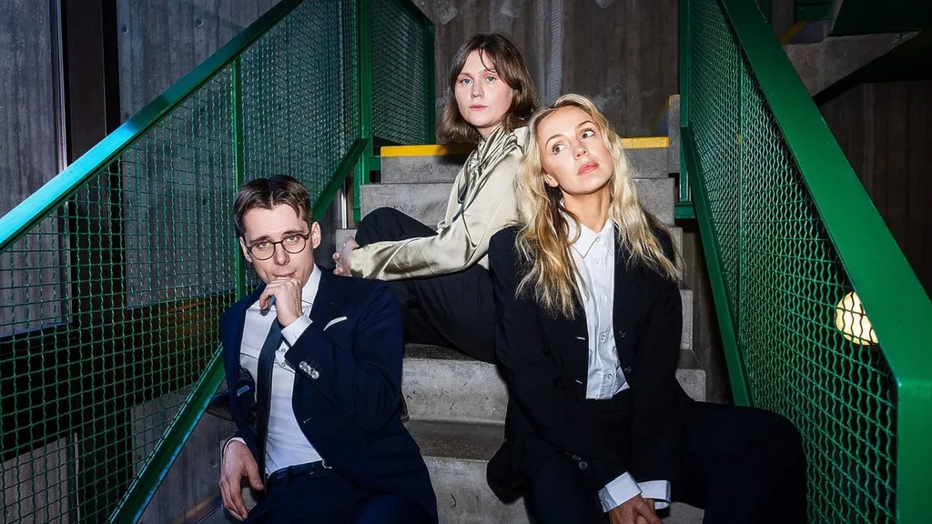 Felix Öste Personne, Hanna Lublin Niklasson och Moa Wallin.