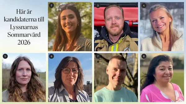 Lyssnarnas Sommarvärd kollage