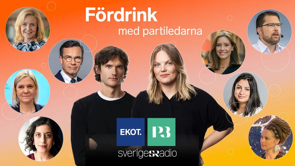 Fördrink med partiledarna 6 maj