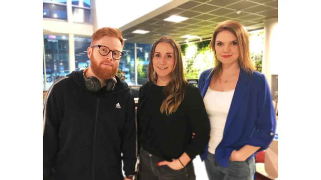 David Persson, Minna Brandt och Sanna Lennartsson