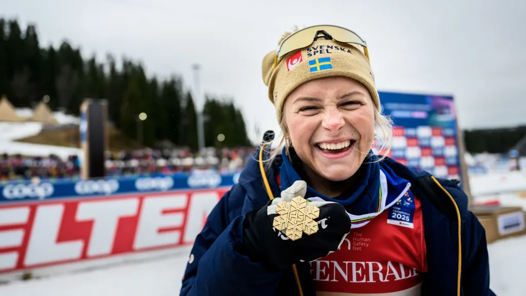 Frida Karlsson vann VM-guld på femmilen