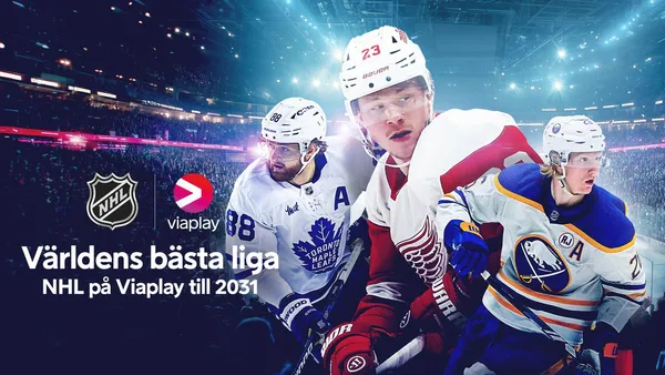 Viaplay förlänger sändningsrättigheterna för NHL