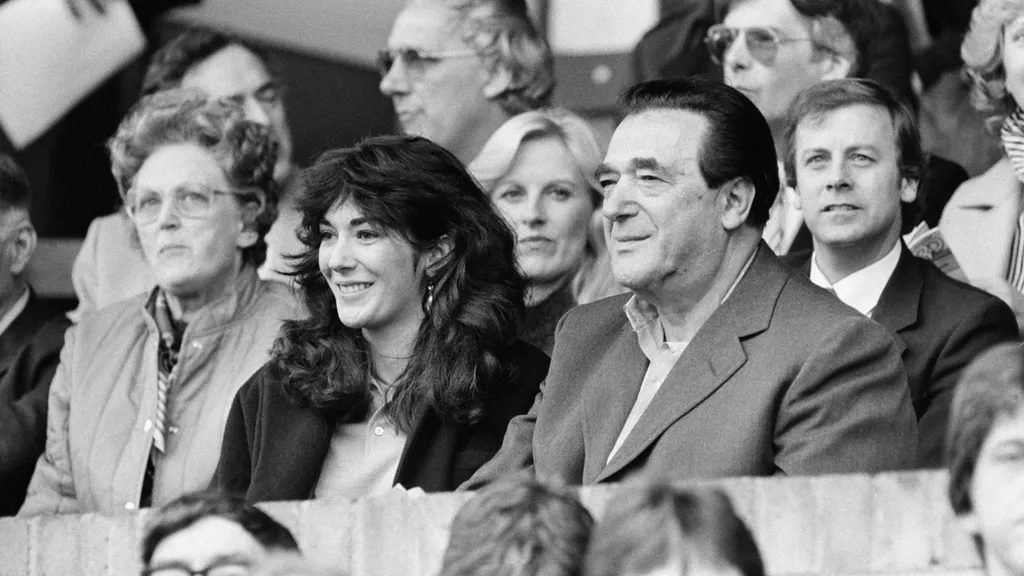 Ghislaine Maxwell and Robert Maxwell