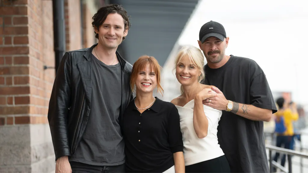 Från v: Hannes Fohlin, Celie Sparre, Helena af Sandeberg och Ulf Stenberg