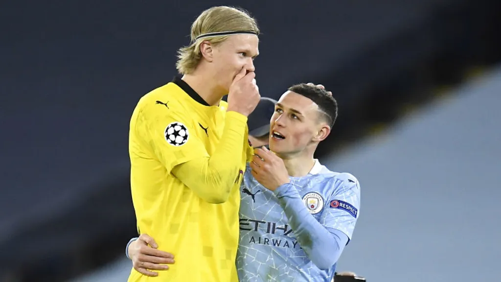 Både Erling Braut Haaland og Phil Foden har viktige kamper i helgen.