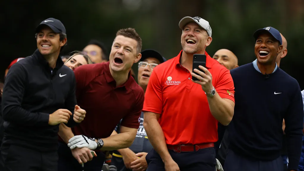 Tiger Woods og Rory McIlroy under The Challenge: Japan Skins