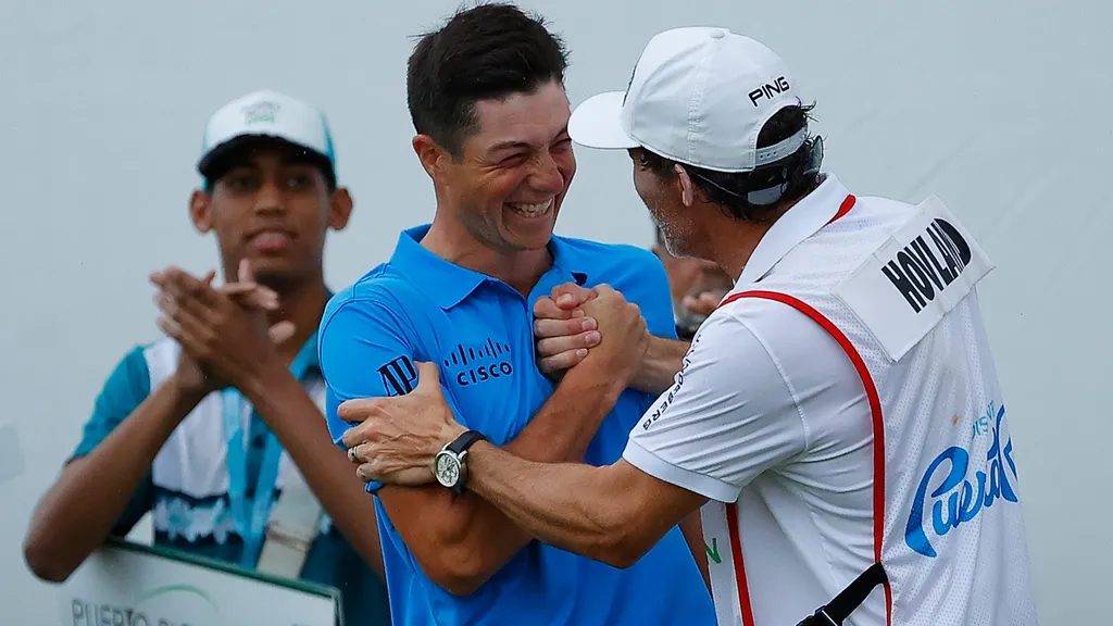 Viktor Hovland ved sidste uges sjr på PGA TOUR