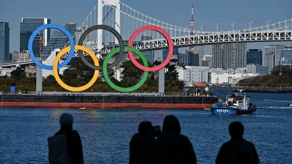 Olympic rings Tokyp