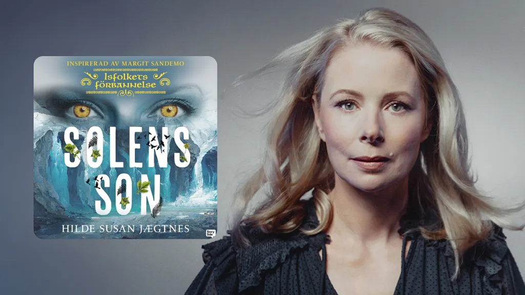 Julia Dufvenius läser Sagan om Isfolkets prequel, Isfolkets förbannelse. Foto: Kajsa Göransson/Storytel