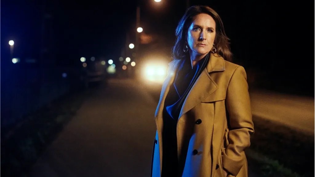 Denise Rudberg är aktuell med första delen i Storytel Original-serien Nattens ondska, Hennes sista steg. Foto: Morgan Norman/Storytel