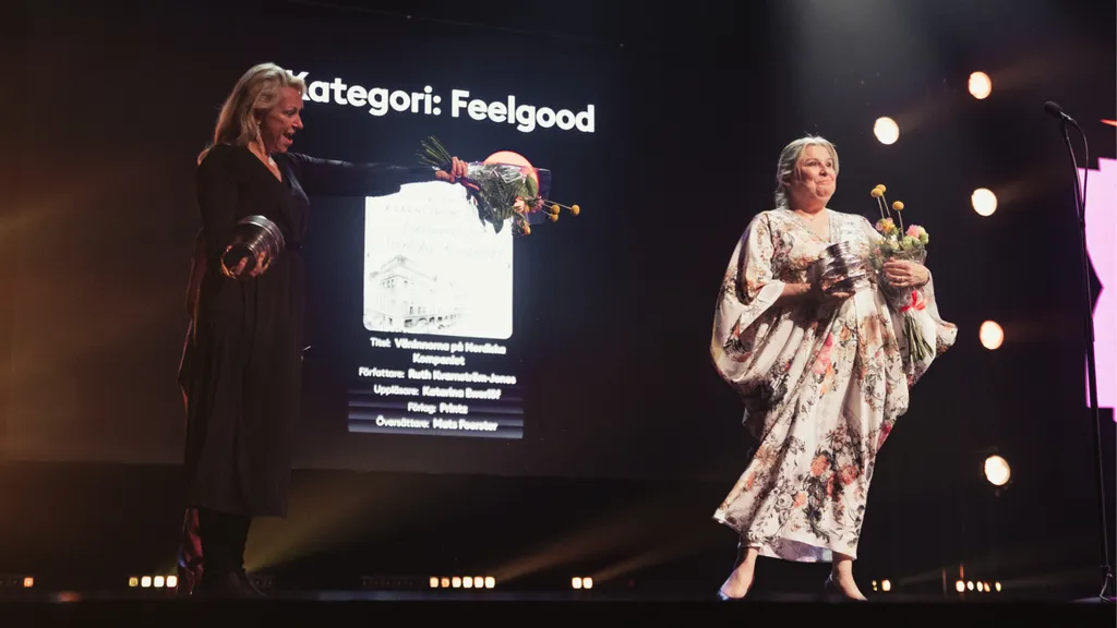 Katarina Ewerlöf och Ruth Kvarnström-Jones, vinnare i kategori Feelgood.