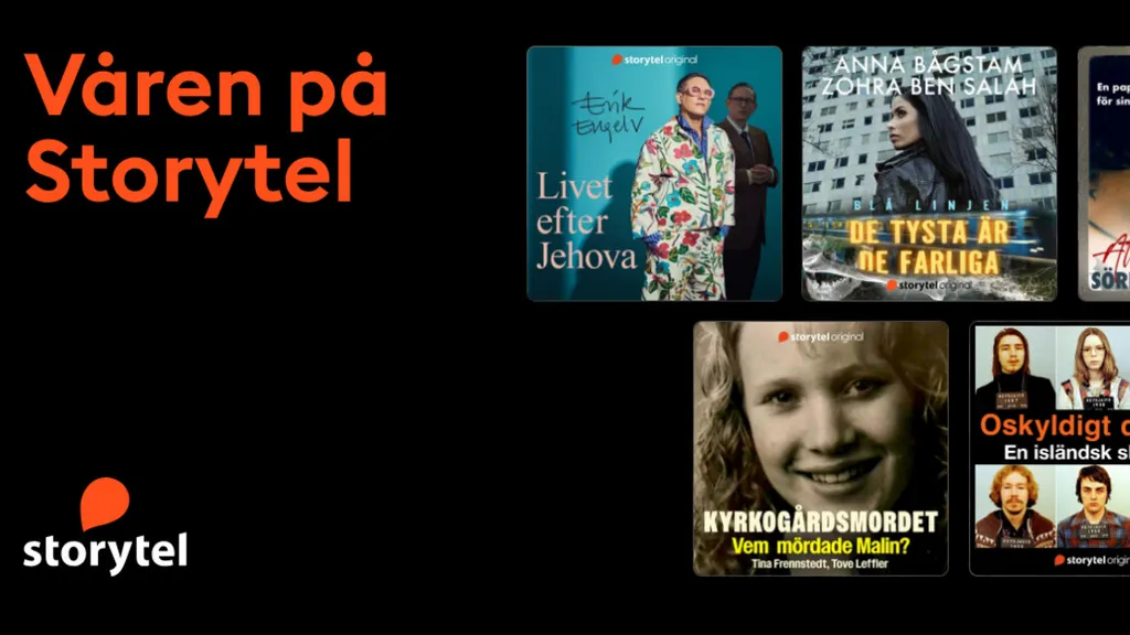 Våren 2025 på Storytel Sverige.