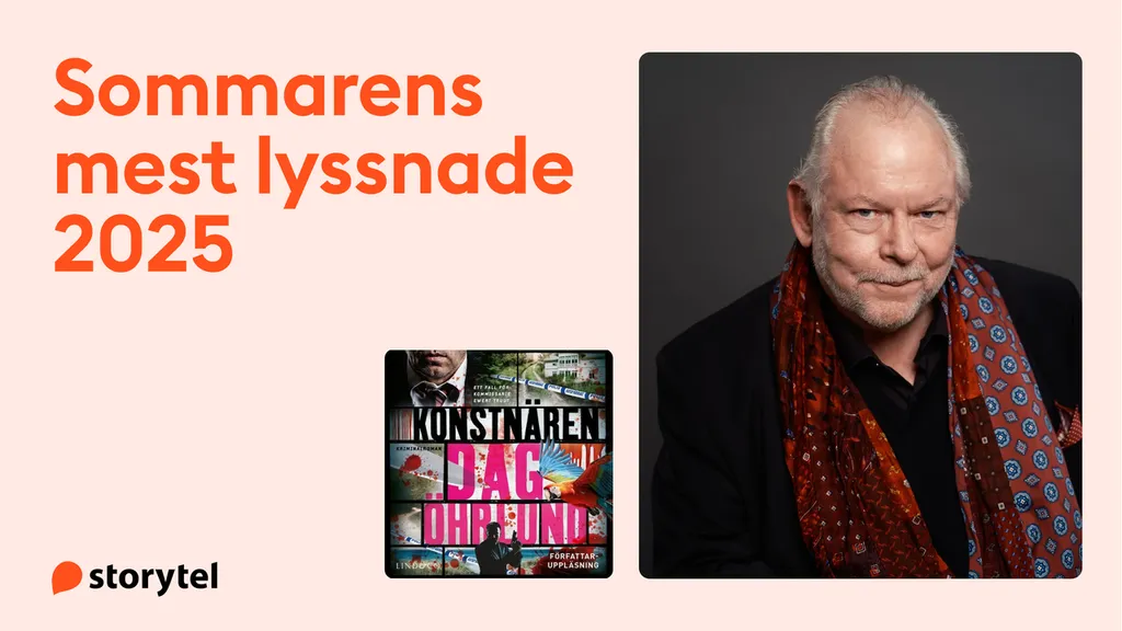 Sommarens mest lyssnade på Storytel Sverige 2025: Konstnären av Dag Öhrlund.