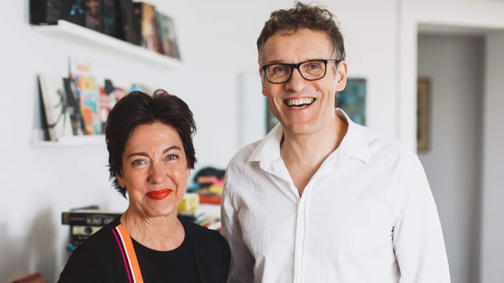Otto Sjöberg och Eva Swartz Grimaldi. Foto: Kajsa Göransson