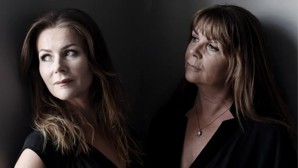 Camilla och Liselotte Örnberg har skrivit ljudboken Medium. Foto: Pernilla Algede