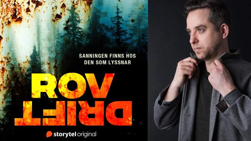 Joel Wallón har skrivit Rovdrift. Foto: Storytel och Melinda Rönnberg