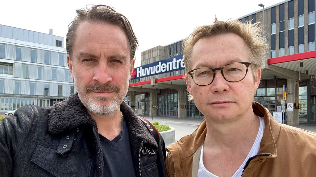 I reportageserien Pandemin inifrån har journalisterna Magnus Falkehed och Niclas Hammarström följt coronapandemins utveckling i Sverige. Foto: Niclas Hammarström