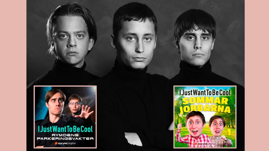IJustWantToBeCool är barnens favoriter hos Storytel. Rymdens parkeringsvakter och Sommarjobbarna toppar årets lista över mest lyssnade barnböcker. Foto: Ara Simifar/Storytel