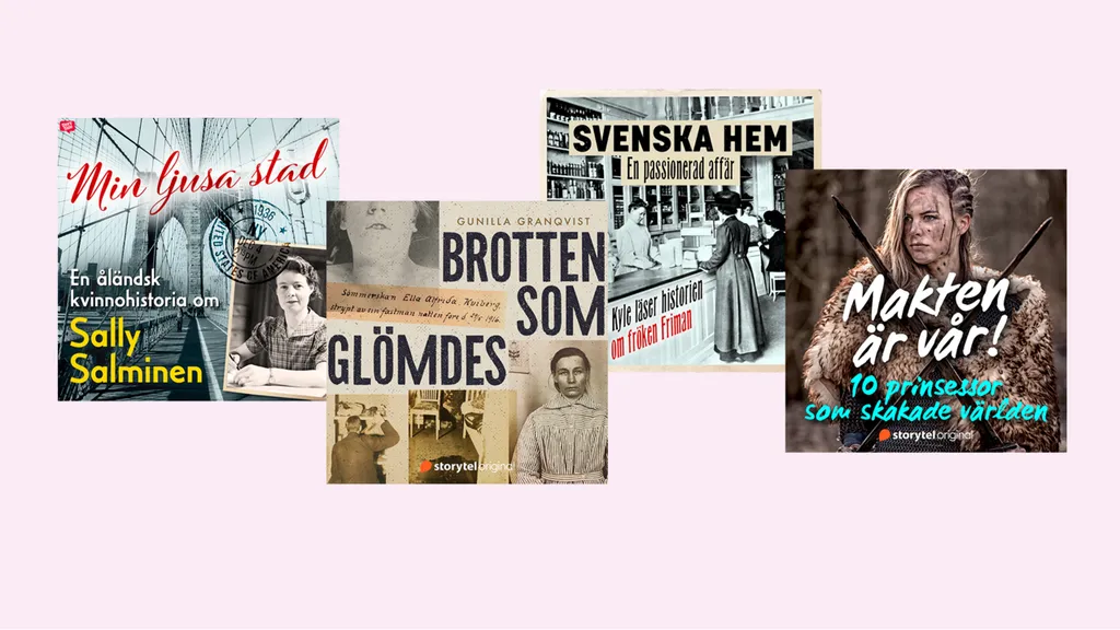 Storytel släpper flera titlar på temat kvinnohistoria i samband med den internationella kvinnodagen.