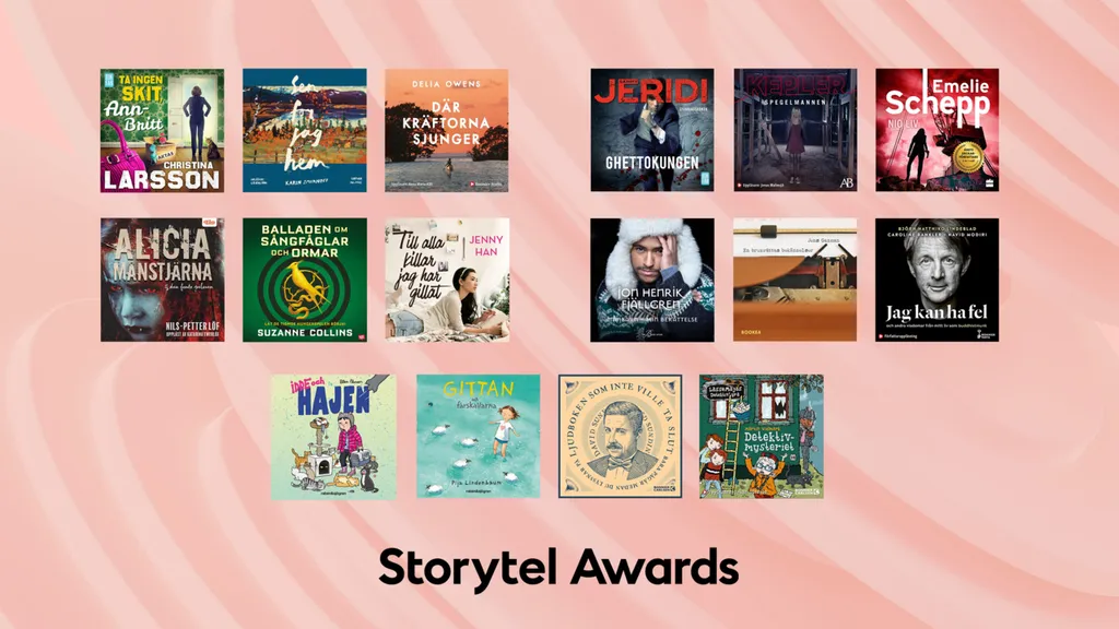Finalisterna i Storytel Awards 2021
