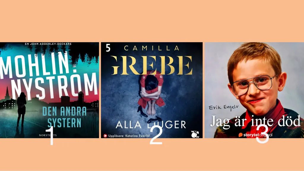 Topp 3 på Storytel vecka 14