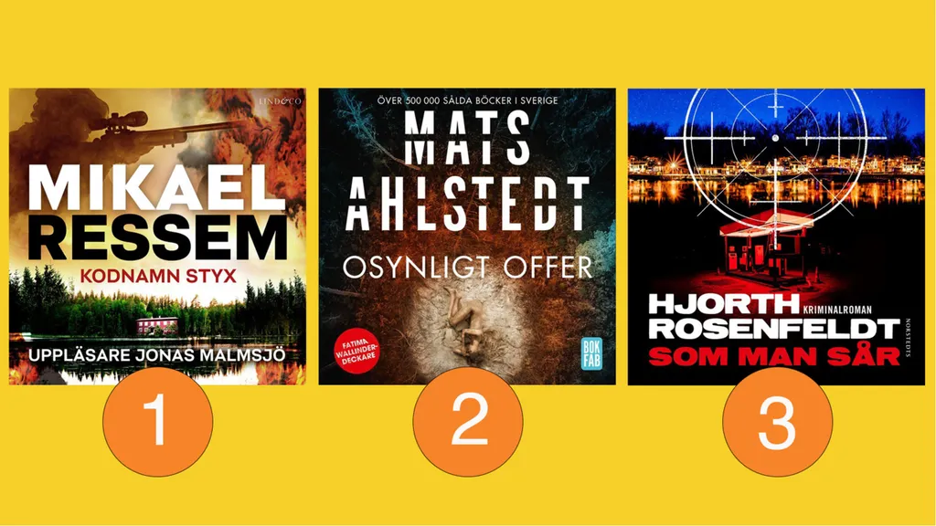 Topp 3 på Storytel vecka 30