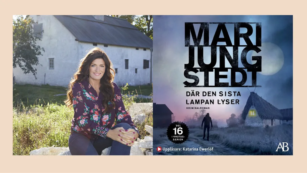 Mari Jungstedts Där den sista lampan lyser är sommarens mest lyssnade ljudbok på Storytel. Foto: Anna-Lena Ahlström 1