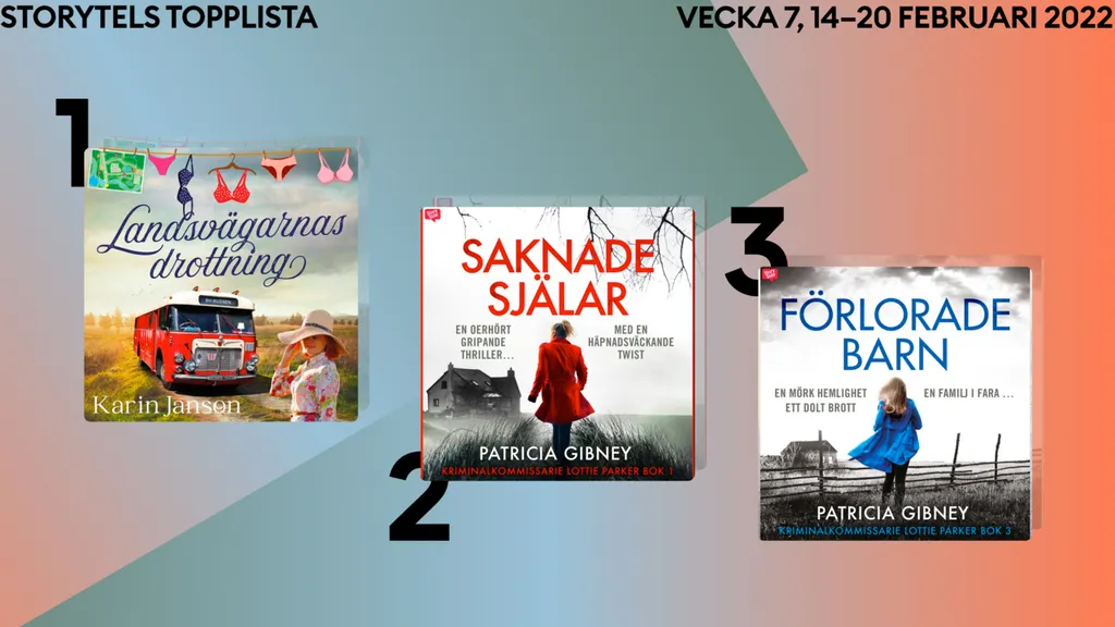 Storytels topplista vecka 7