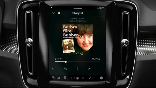 Storytel lanserar app för bilar.