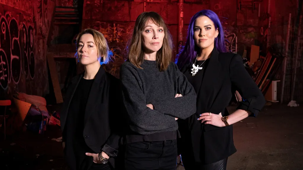 Liket efter döden: Rebecka Teglind, Brita Zilg och Kelda Stagg. Foto: Mattias Förnell 1