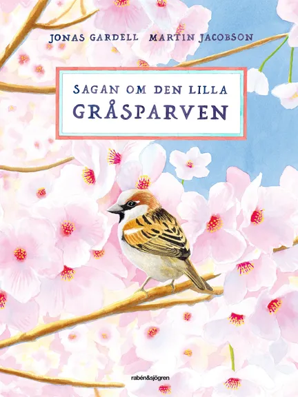 Omslag Sagan om den lilla gråsparven