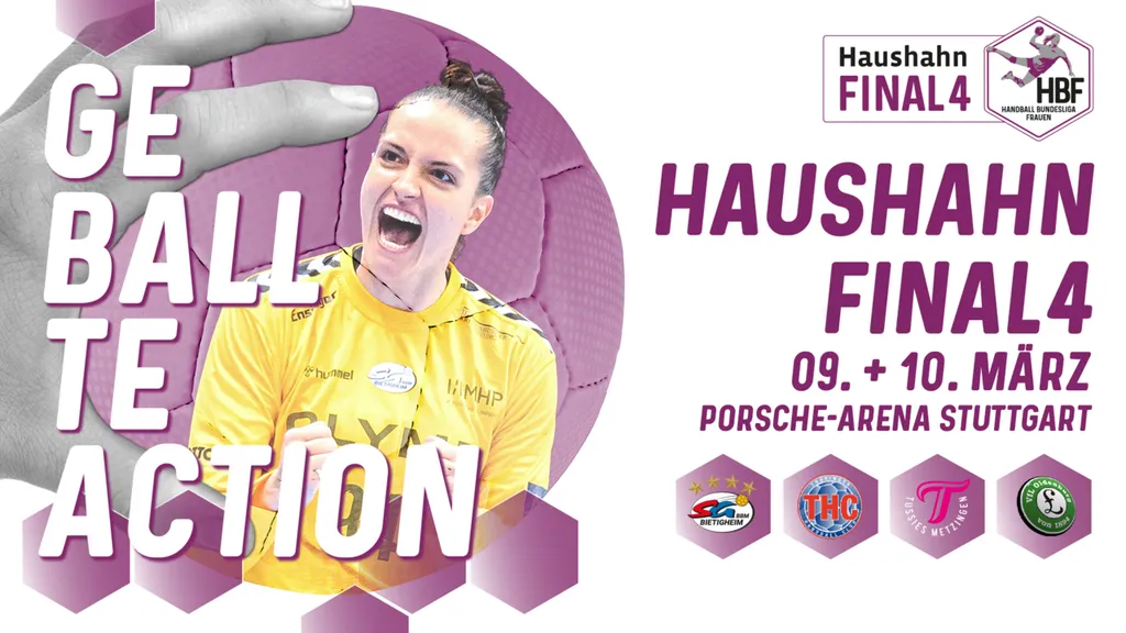 Eurosport überträgt das Haushahn Final4 der Handball-Frauen live