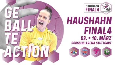 Eurosport überträgt das Haushahn Final4 der Handball-Frauen live