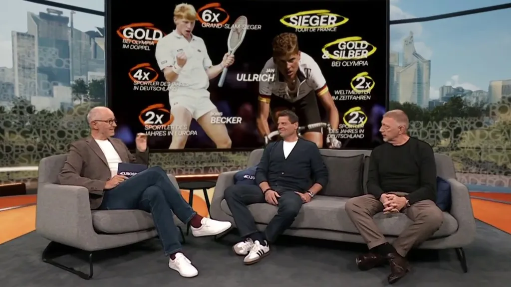 Becker und Ullrich in Matchball Becker