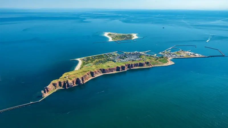 Helgoland aus der Luft - und bald bei DMAX (c) Martin Elsen / Helgoland Tourismus-Service