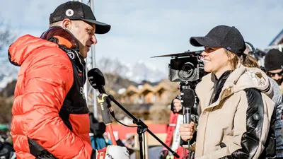 Eurosport-Expertin Viktoria Rebensburg (Foto: David Dörre)