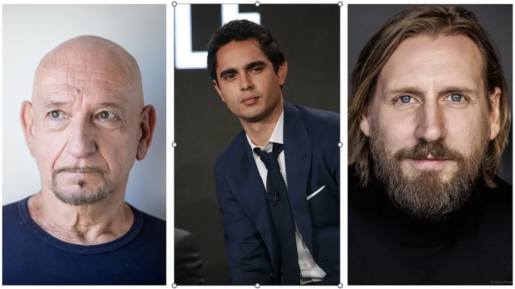 The White Lotus Ben Kingsley, Max Minghella und Pekka Strang 