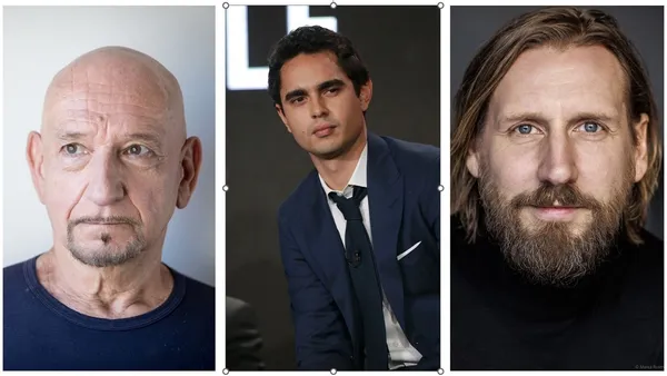 The White Lotus Ben Kingsley, Max Minghella und Pekka Strang 
