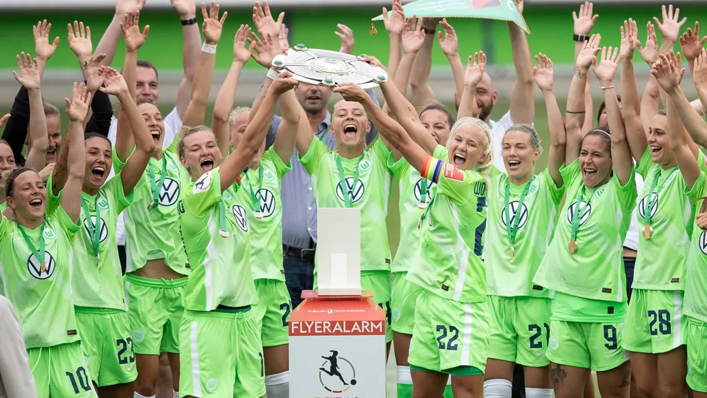 Der amtierende Deutsche Meister VfL Wolfsburg 