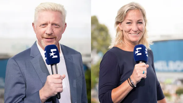 Eurosport Tennis-Experten bei den US Open: Boris Becker und Barbara Rittner